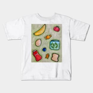 Grocery List Kids T-Shirt